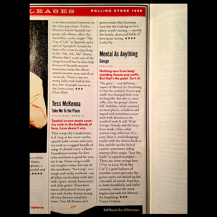 ROLLING STONE-TMTTP REVIEW-1998 REVIEW